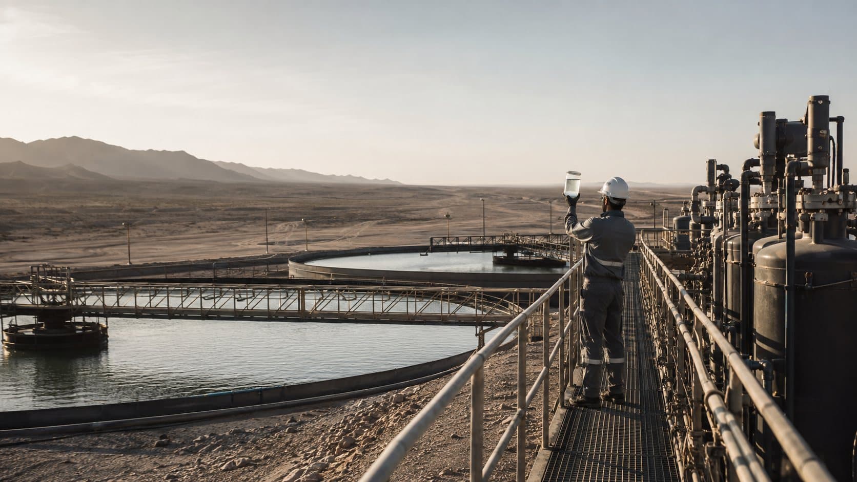 Produced water treatment plant